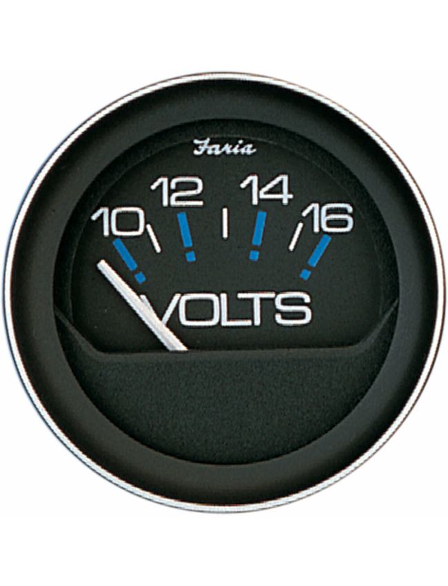 Faria Coral 10-16V Voltmeter