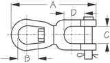 Seadog Eye & Jaw Swivel