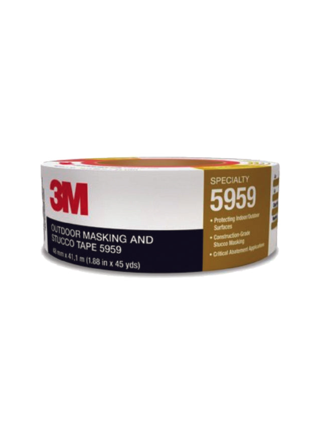 3M Outdoor Masking & Stucco Tape - 2" x 147ft (45m)