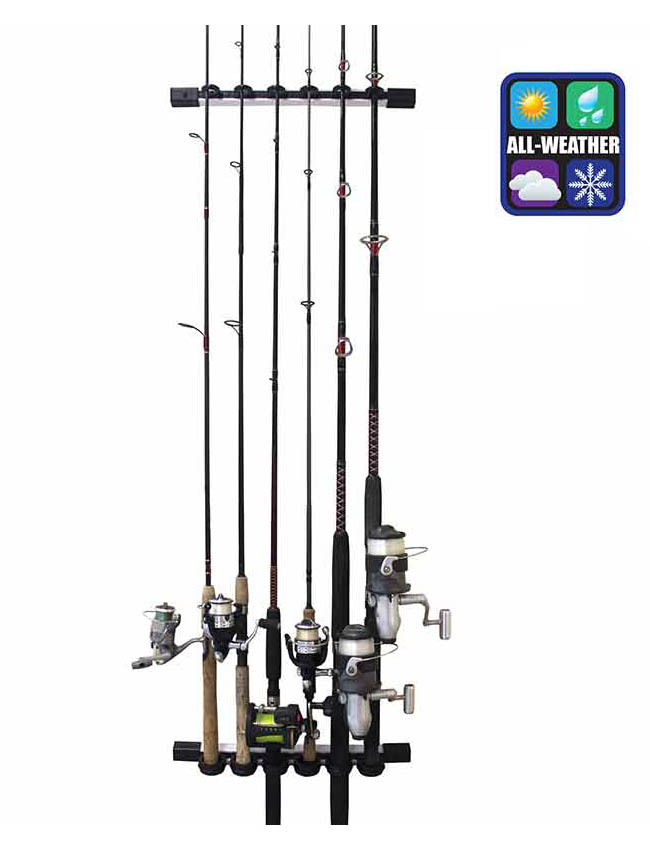 Rush Creek All-Weather 3-in-1 Wall/Ceiling Rod Rack