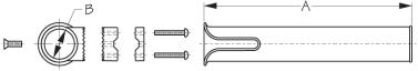 Seadog - RAIL MOUNT ROD HOLDER Injection Molded Polypropylene | Harbour Chandler