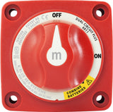 Blue Sea m-Series Mini Dual Circuit Plus Battery Switch - Red