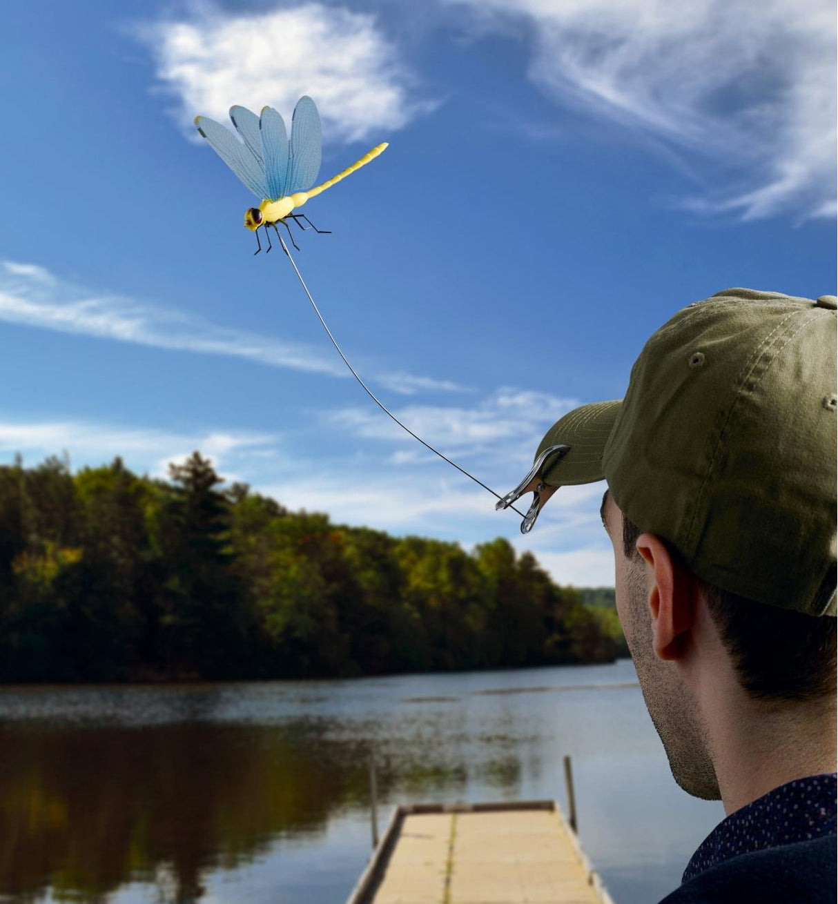 Dragonfly Wingman Clip-On: Natural & Organic Fly Repellent for Deer & Horse Fly's - Canadian Design