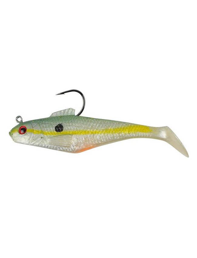 Berkley Power Bait Pre-Rigged Swim Shad - 7/8oz Chartreuse Shad