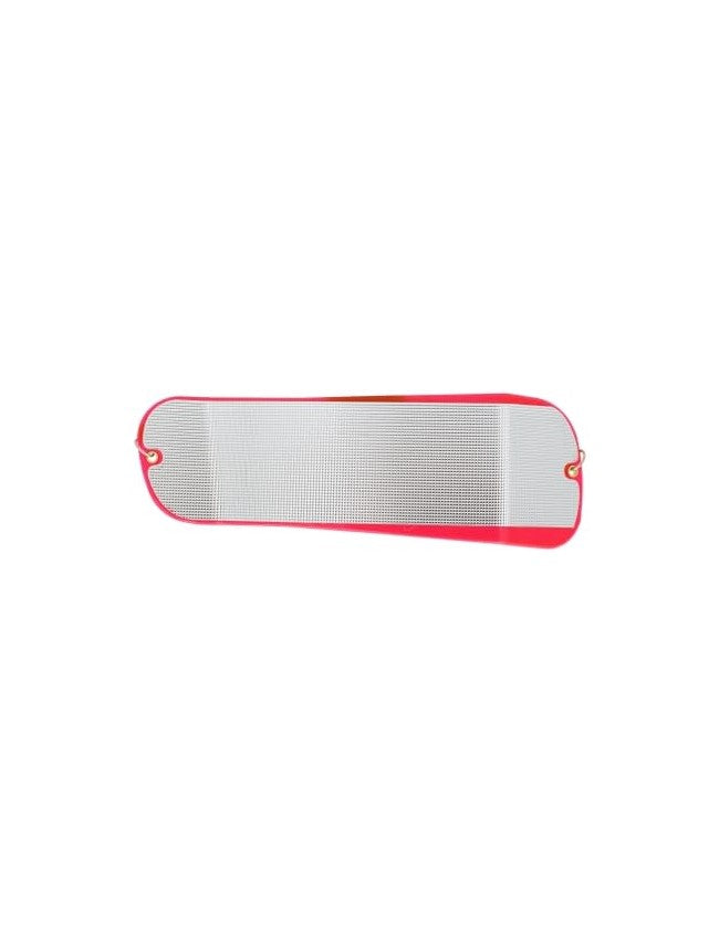 Hot Spot 11" Flasher - Red Silver Embossed