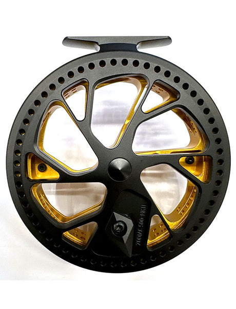 Kingpin Zodiac 500 Centerpin Reel - Gold