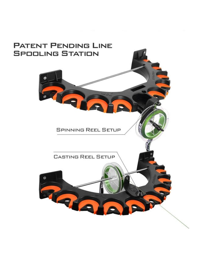 KastKing Spooling Station & Rod Rack