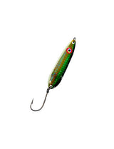 Lighthouse Lure Big Eye Spoon - Glow Back Green Herring Aid