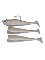 Lighthouse Lures 14oz MegaBite Swimtail Jig - UV White Russian