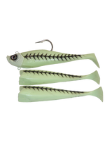 Lighthouse Lures 14oz MegaBite Swimtail Jig - Glow Hurricane