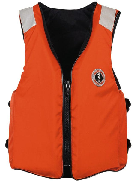 MUSTANG INDUSTRIAL VEST WITH SOLAS REFLECTIVE TAPE