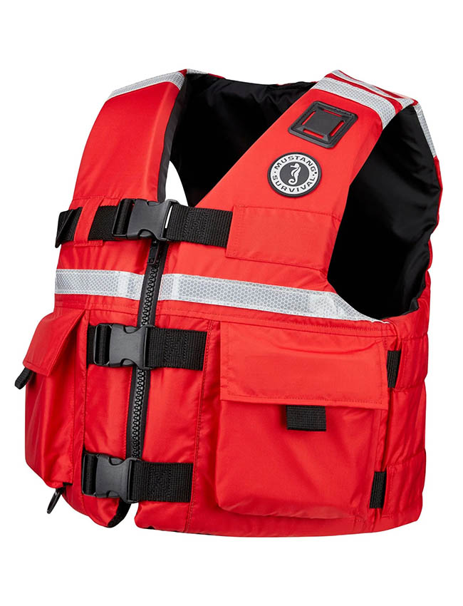 Mustang SAR Life Vest with SOLAS Reflective Tape