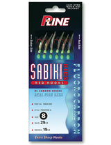 P-Line Sabiki Rigs Red Hooks