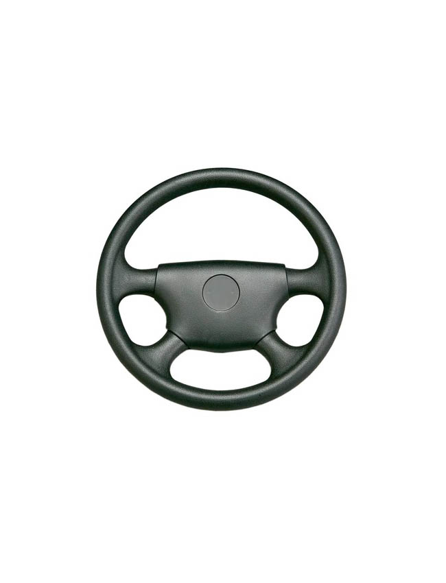 Victory Steering Wheel 13.5" Black Plastic