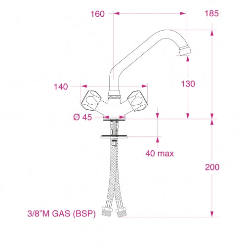 Barka MG3100 Swivel Faucet