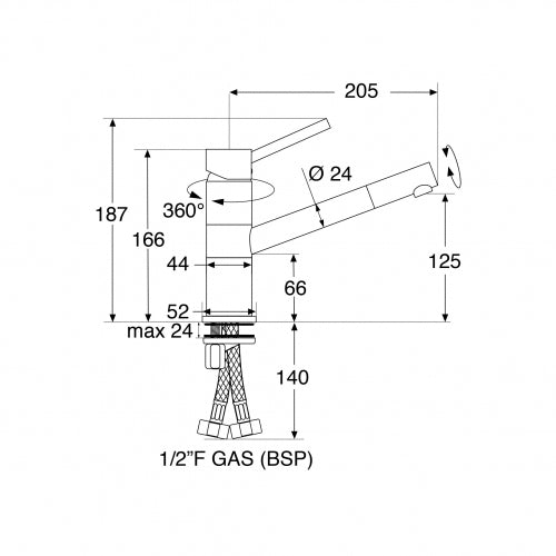 Barka MY1820 Mixer Faucet