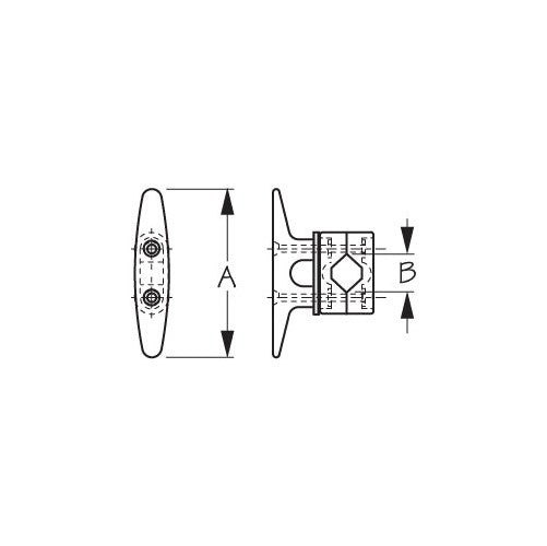 railmount cleat dimensions