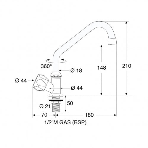 Barka RC3100 dimensions