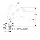 Barka RR4100 Single Lever Tap