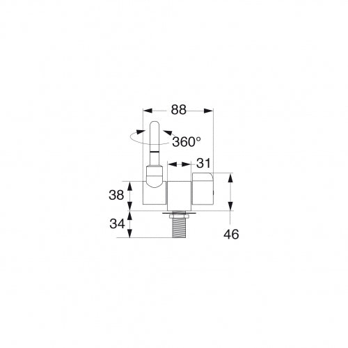 Barka RR4600 Single Lever Tap