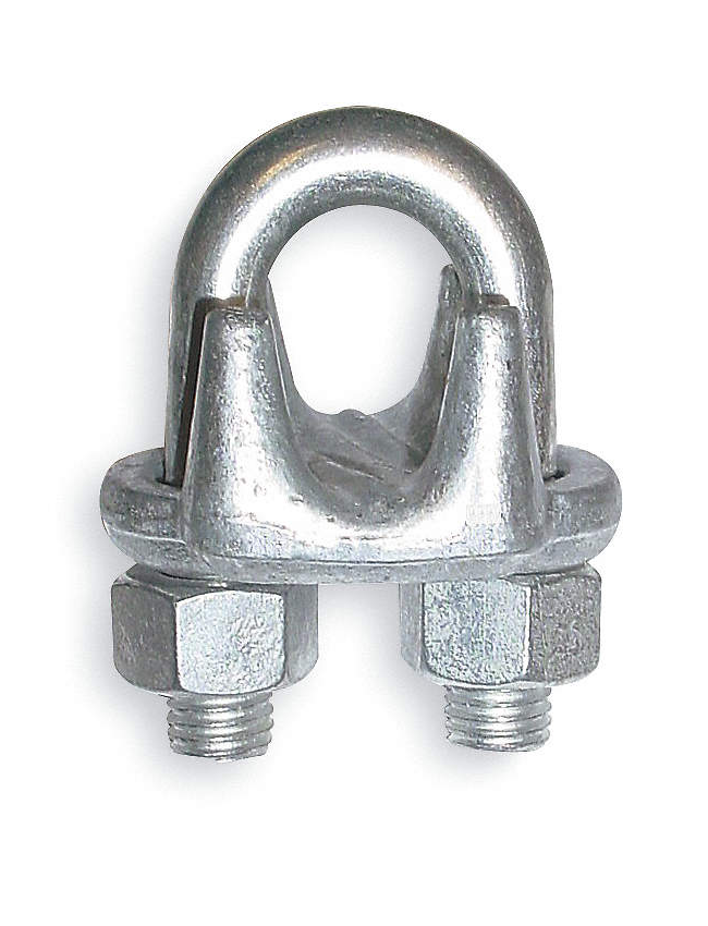 G. Hjukstrom Wire Rope Clamp Galvanized Finish