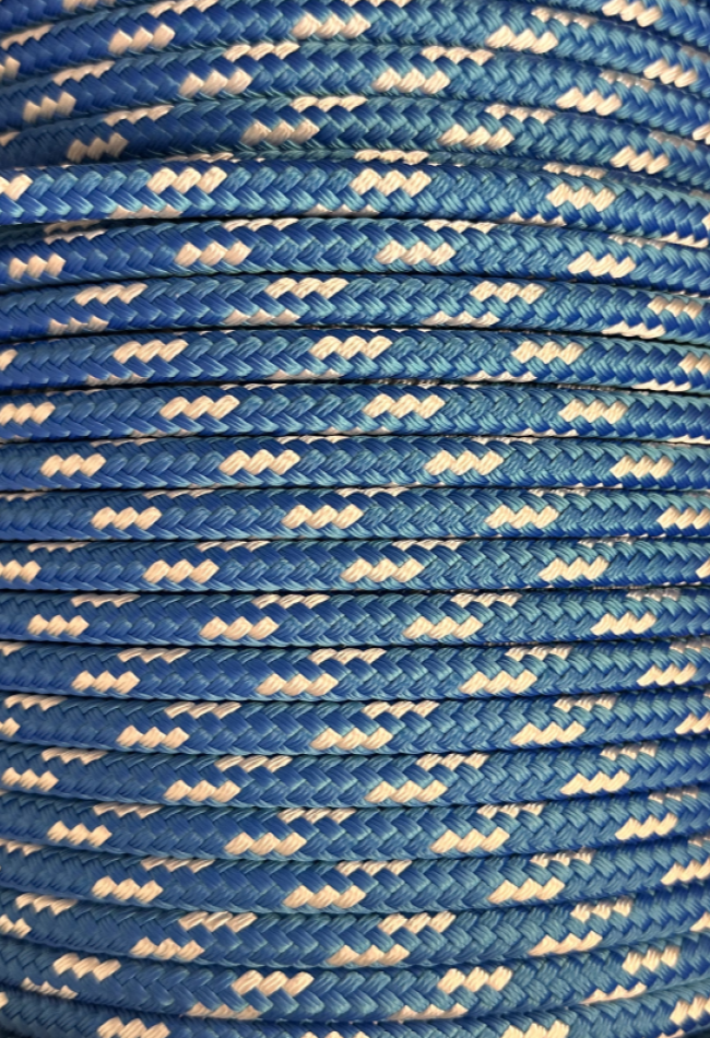 NovaBraid XLE Yacht Braid Rope (per foot) Blue